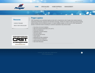 pragerlogistics.com screenshot