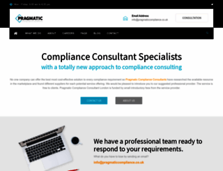 pragmaticcompliance.co.uk screenshot