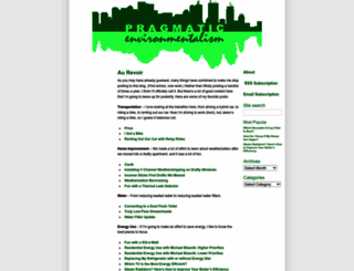 pragmaticenvironmentalism.com screenshot