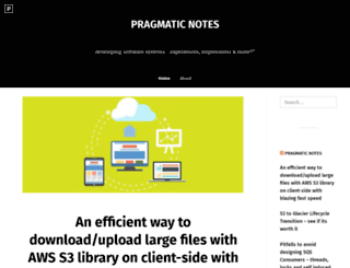 pragmaticnotes.com screenshot
