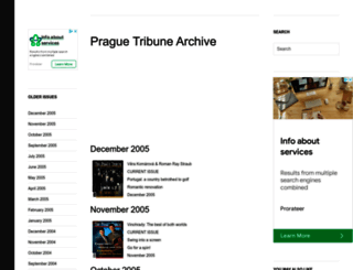 prague-tribune.cz screenshot