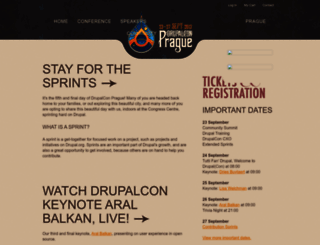 prague2013.drupal.org screenshot