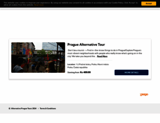 praguealternativetours.rezgo.com screenshot