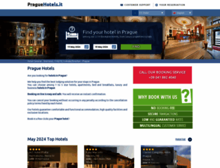 praguehotels.it screenshot