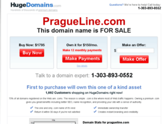 pragueline.com screenshot
