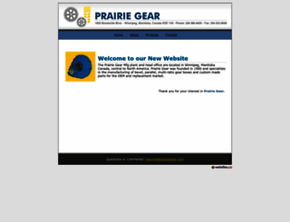 prairiegear.com screenshot