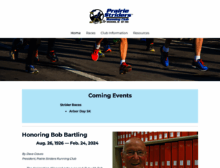 prairiestriders.net screenshot