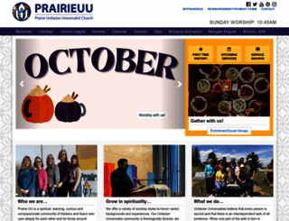 prairieuu.org screenshot