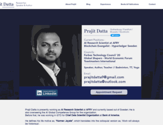 prajitdatta.com screenshot