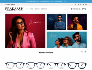 prakaasheyewear.com screenshot