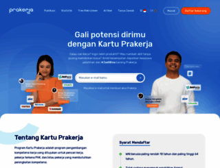prakerja.go.id screenshot