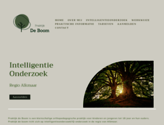praktijkdeboom.nl screenshot