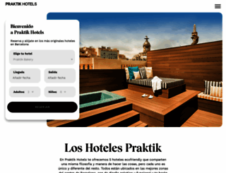 praktikhotels.com screenshot