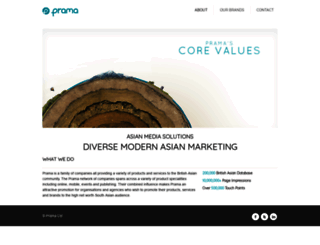 prama.co.uk screenshot