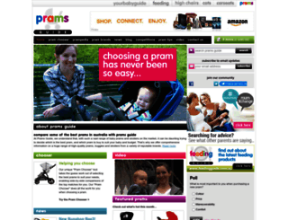 prams.com.au screenshot