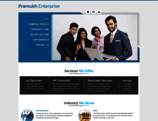 pramukhenterprises.co.in screenshot
