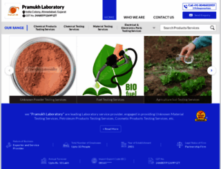 pramukhlab.com screenshot