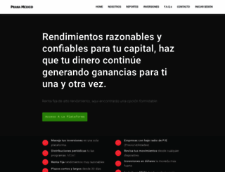 pranamexico.com screenshot