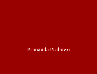 pranandaprabowo.com screenshot