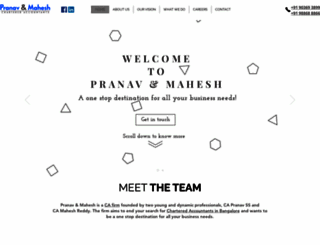 pranavandmahesh.com screenshot
