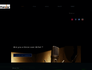 pranavastudios.net screenshot