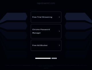 pranave.rapidoword.com screenshot