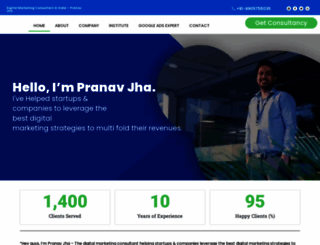 pranavjha.com screenshot