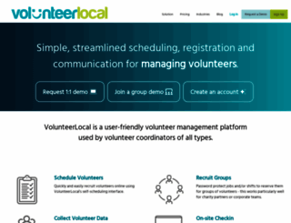 pranaworks.volunteerlocal.com screenshot
