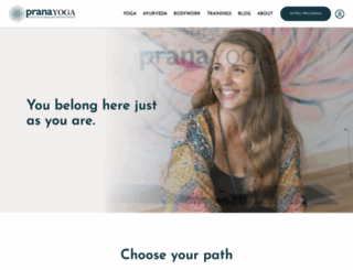 pranayogaschool.com screenshot