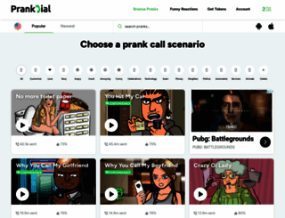 prankdial.com screenshot