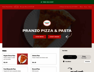 pranzopizza.com screenshot