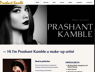 prashantkamble.com screenshot