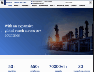 prasolchem.com screenshot
