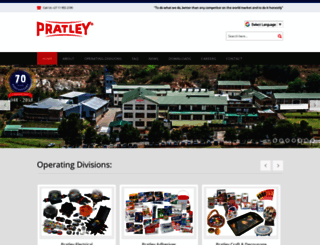 pratley.co.za screenshot