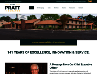 pratt-insurance.com screenshot