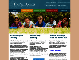 prattcenter.com screenshot