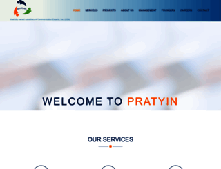 pratyin.com screenshot