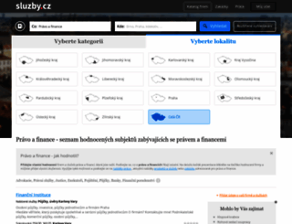 pravo-finance.sluzby.cz screenshot