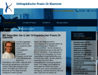 praxis-dr-klammer.de screenshot