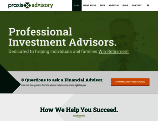 praxisadvisory.com screenshot