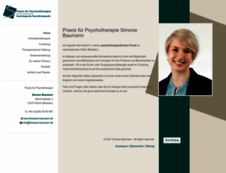 praxispsychotherapie-schwab.de screenshot