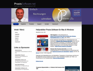 praxissoftware.net screenshot