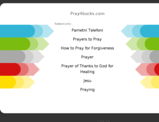pray4bucks.com screenshot