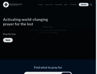 prayercast.com screenshot