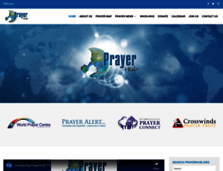 prayerhub.org screenshot