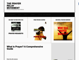 prayerrelay.com screenshot
