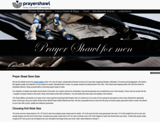 prayershawl.com screenshot