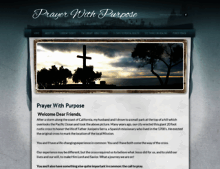 prayerwithpurpose.org screenshot