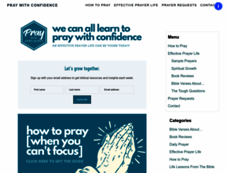 praywithconfidence.com screenshot