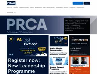 prca.org.uk screenshot
